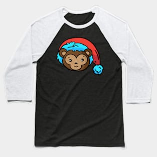 Christmas Jungle Face Monkey Baseball T-Shirt